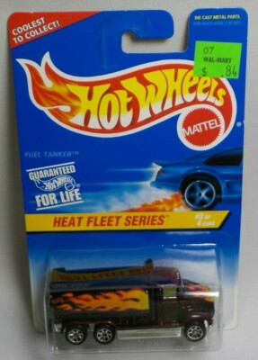 1996 HOT WHEELS HEAT FLEET SERIES COLLECTOR #539 PETERBILT TANK