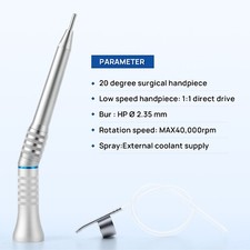 COXO Dental Implant Surgical Handpiece 20:1 Contra Angle 20 Angle Nose Cone