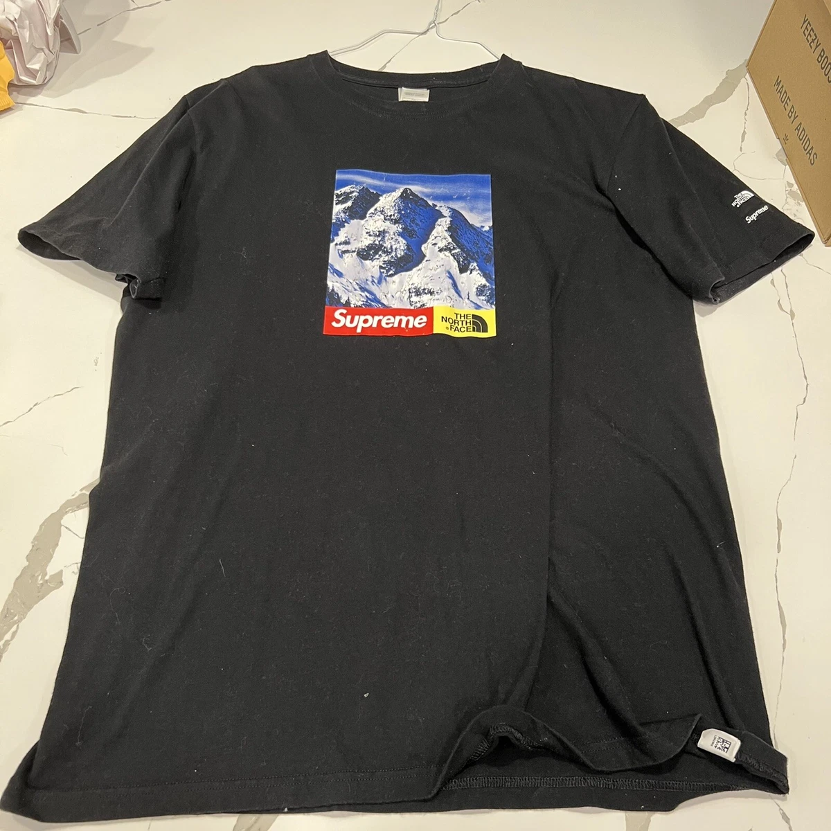 Supreme The North Face Black Mountain T-Shirt 2017 SIZE LARGE