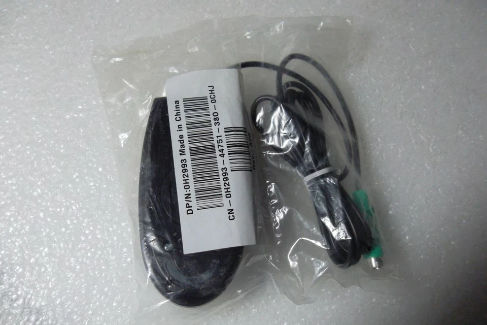 Dell PS/2 Mouse Wired Black w/2-Button Trackball M-SAW34 H2993 4N433 Genuine NEW - Image 3 of 4