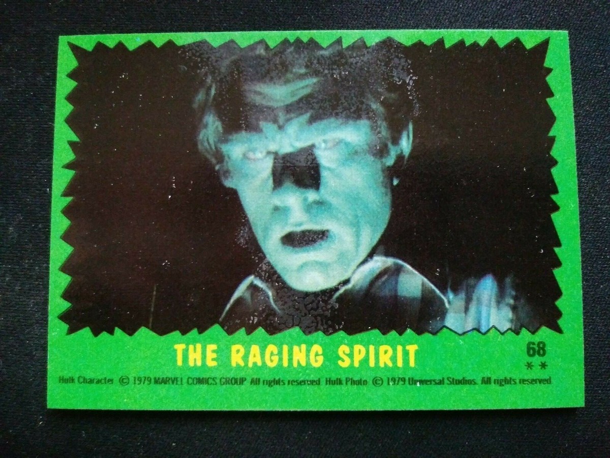 1979 Topps Incredible Hulk Card # 68 The Raging Spirit (VG/EX) | eBay
