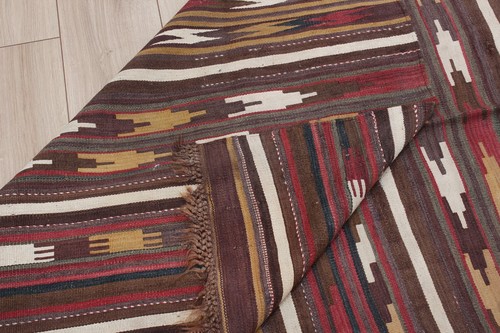 Kilim Rug Caucasian Poor Condition 5.28' x 9.71' Old Fast Shipment 07409 - Picture 24 of 24