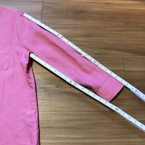 Hanf Knopfleiste Top Shirt Größe 16 Zierlich Rosa Zurückhaltend Rollriegel Ärmel Investitionen - Bild 11 von 20