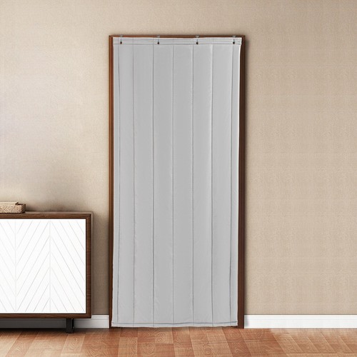 Lightweight Thermal Insulated Door Curtain 39.5"x83" Winter Doorway Drapes Cover - Picture 29 of 38