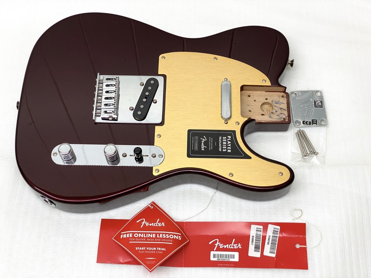 LIMITED EDITION OXBLOOD Fender Player Tele FULL THICKNESS