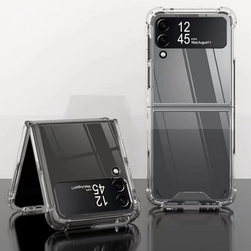 Funda transparente para teléfono delgada a prueba de golpes para Samsung Galaxy Z abatible 5/4/3 5G - Imagen 3 de 12
