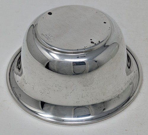Vtg Art Deco PREISNER Solid Sterling Silver Bowl Model #132, 4" dia x 1.75" tall - Picture 11 of 20