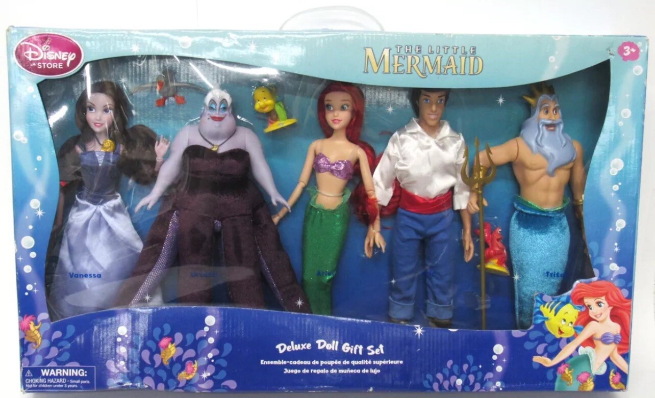 The Little Mermaid Doll Gift Set Disney Store Vanessa Ursula