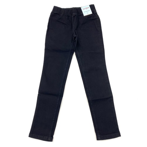 Cat & Jack Girls Size 10 Pull-On Skinny Jeans Super Stretch Black - Picture 2 of 11
