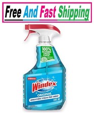 Windex Glass and Window Cleaner Spray Bottle, Original Blue, 23 fl oz 0.21 per fl oz