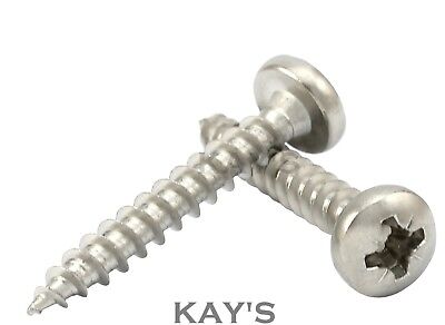 No6 x 5//8/" POZIDRIVE PANHEAD SELF TAPPING SCREW 3.5mm x 16mm PACK x 25 FREEPOST