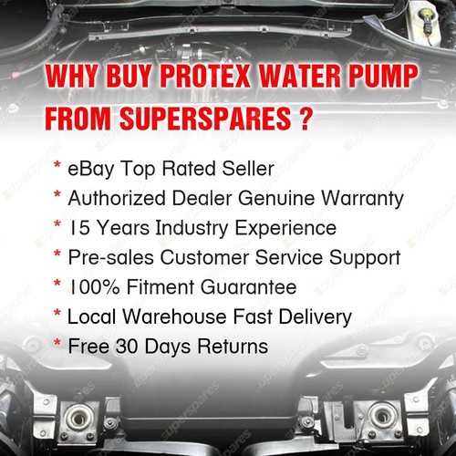1 Pc Protex Gold Water Pump for Suzuki Swift JB43 RA415 FZ 2000-2018 - Picture 2 of 3