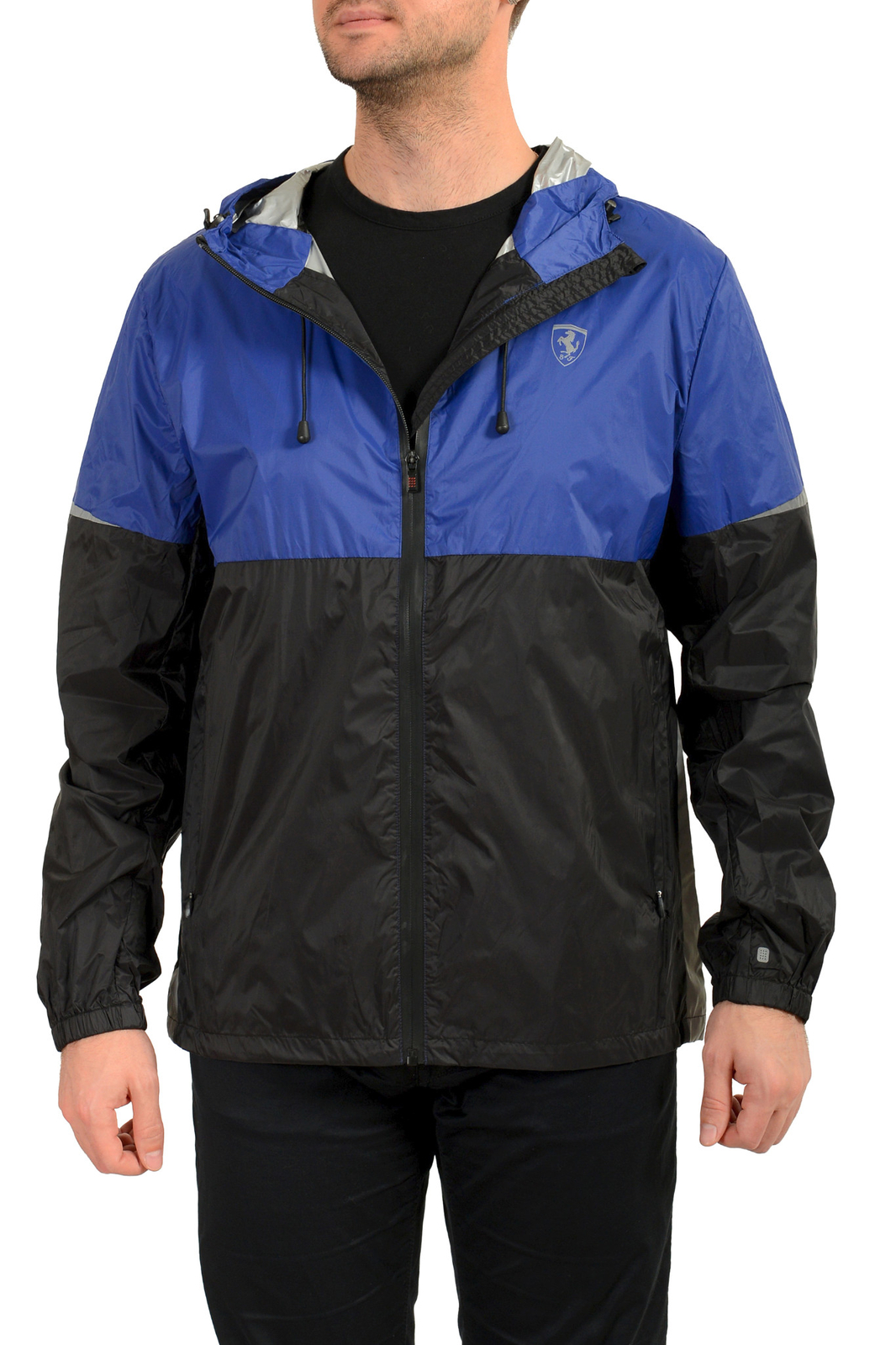 Мужская ветровка Scuderia Ferrari с капюшоном на молнии US XL IT 54