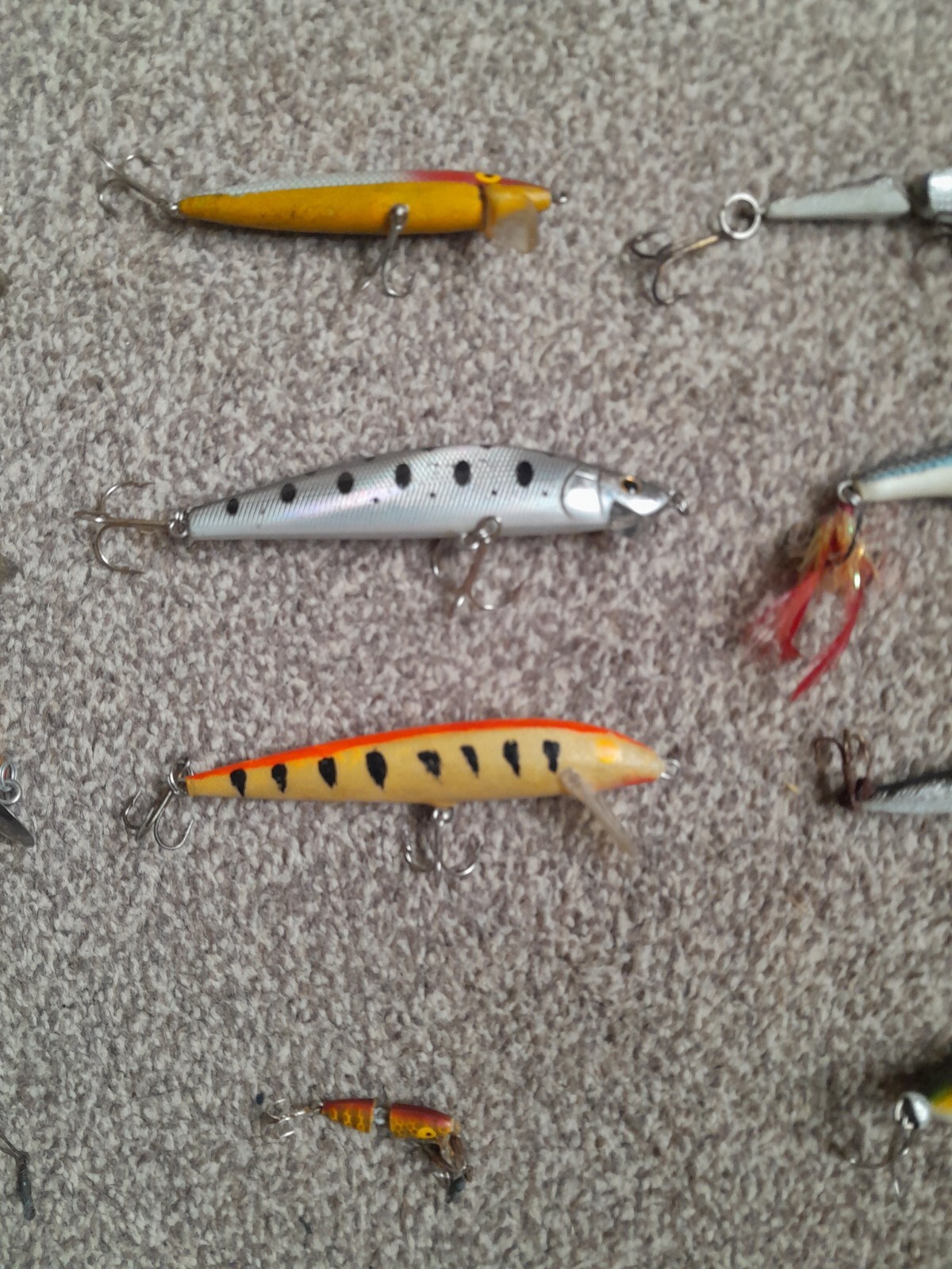 12 Plug Fishing Lures Spinners eBay