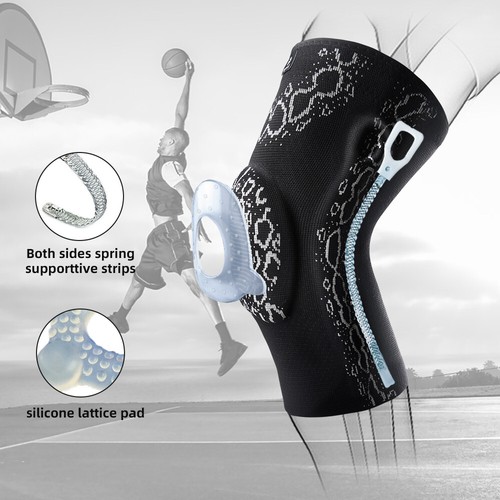 Kuangmi Knee guard Support Brace pad Compression Sleeve Running basketball 1 Pcs - Picture 2 of 9