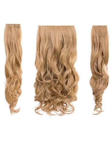 KOKO Thick 190g Three Piece/Weft Curly Clip-in Hair Extensions Various Colours - Picture 22 of 36