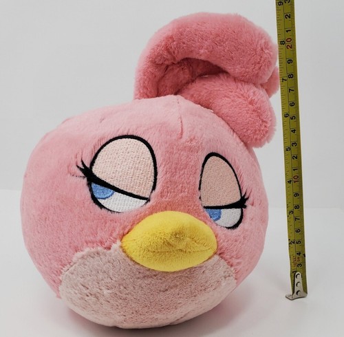 Angry Birds  Stella (Pink) Plush 8-10”-No Sound-W/Tush Tag - Picture 3 of 12