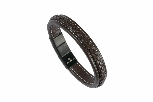 elanox Lederarmband unisex mit Edelstahlverschluss und Verlängerung neu Leder - Bild 8 von 16
