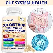 Das Nahrungsergänzungsmittel Mit Grasgefüttertem Kolostrum Enthält 40 % Igg