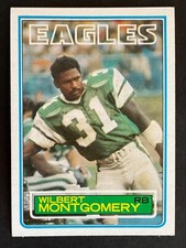 Wilbert Montgomery 1983 Topps Football Card #144 - Philadelphia Eagles