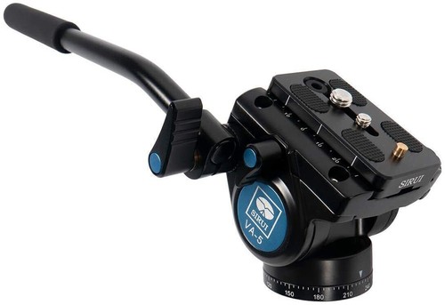 SIRUI T-024SK Carbon Fiber Camera Tripod w VA-5 Fluid Video Tripod Head - Picture 4 of 9