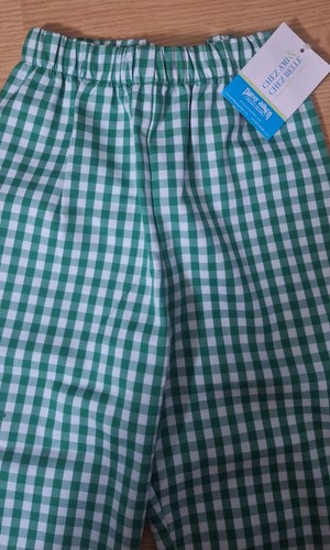 Chez Ami Patsy Aiken Green Gingham 5 Pants Great For St Patricks Day - Picture 2 of 6