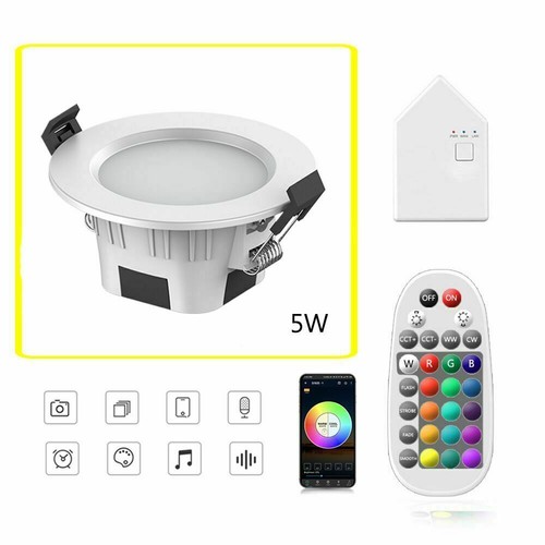 15W WIFI Bluetooth LED Einbaustrahler Einbauleuchte Deckenspot RGB+WW+CW Dimmbar - Bild 15 von 21