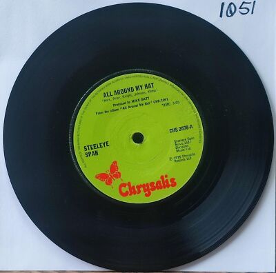 All Around My Hat / Black Jack Davy by Steeleye Span Single 7  Vinyl