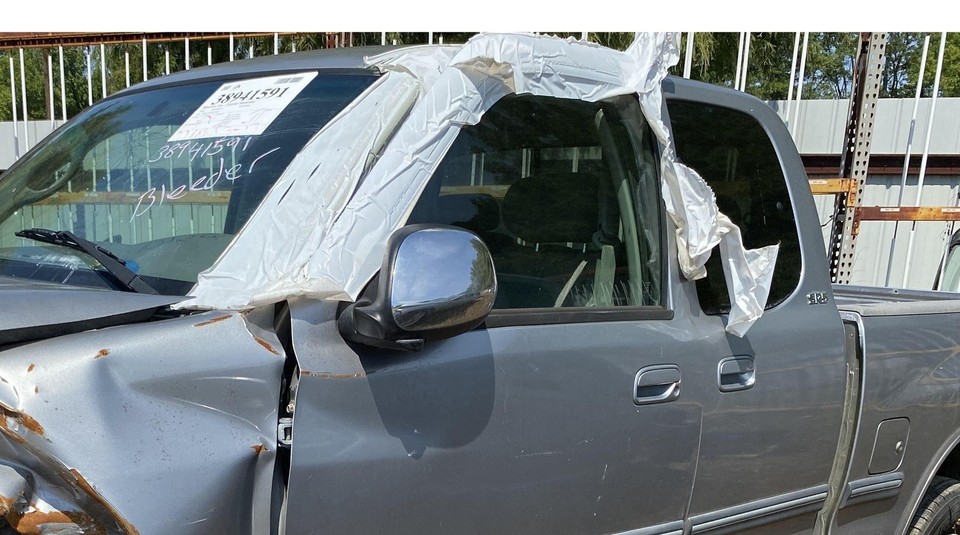 2002 Tundra Rear Door Glass Movable Privacy Tint Drivers Side OEM