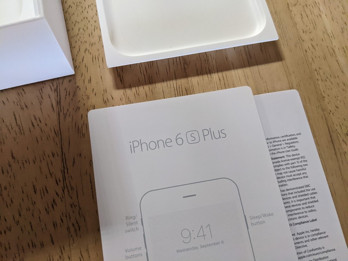 iPhone6S 本体箱無し EMPTY BOX ONLY Apple iPhone 6s 6 S Plus 128GB Gold [NO PHONE