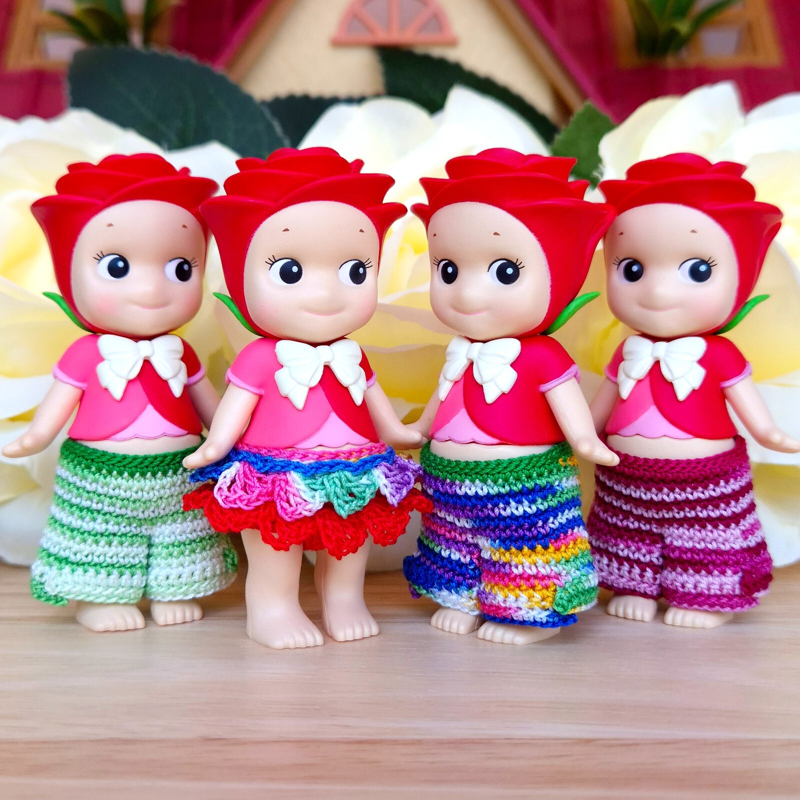 Sonny Angel 2018 Valentine's Day Limited Edition Dress-Up Rose Mini Figure  -image