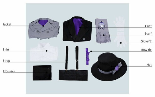 Game Twisted Wonderland Azul Ashengrotto Cosplay Costume Halloween Carnival - Picture 3 of 8