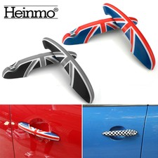 Tappo copri maniglia porta auto Union Jack grigio per MINI Cooper R55 R56 R57 R58 R59