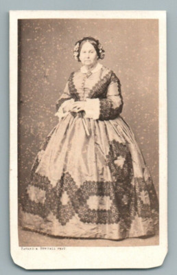CDV BELGIUM NOBILITY LA COMTESSE DE MONS SCULL PHOTO 1860 BAYARD BERTALL BERGEN