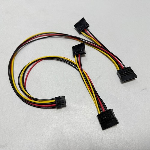 For mac pro 2019 Desktop Workstation power cable mini 10pin to 4* SATA HDD Hard - 第 1/4 張圖片
