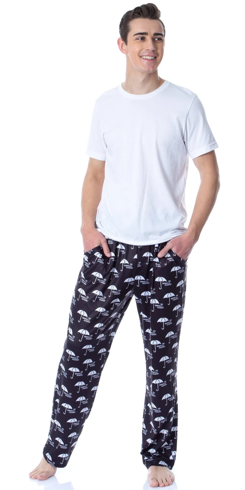 PJammy Adult The Umbrella Academy TV Series Logo Print Pajama Sleep Pants New L