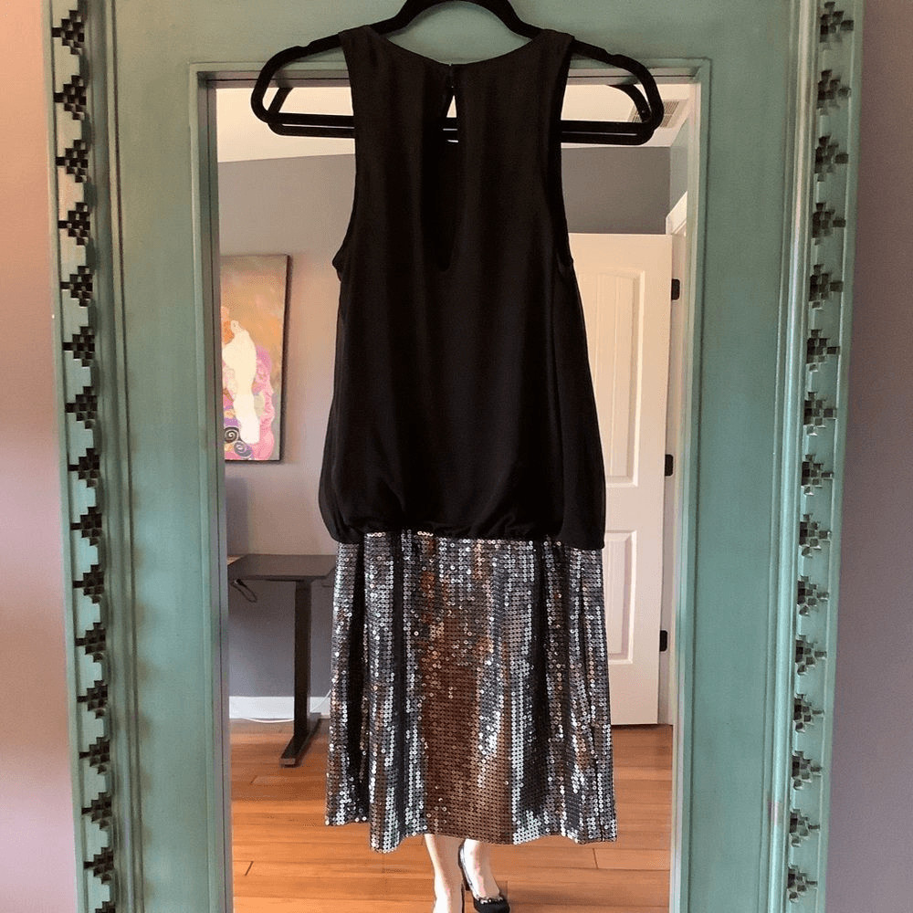 Cache Flapper Style Sequined Dress. - image 3