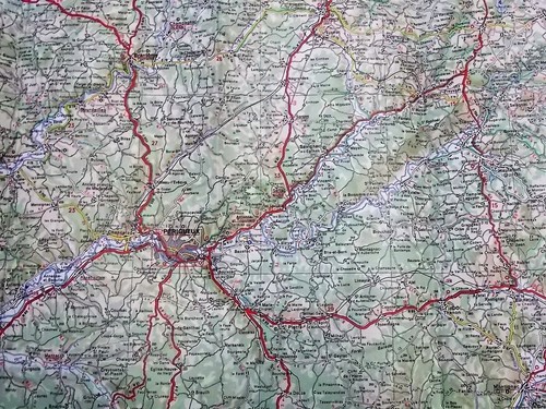 Michelin Map 75 Bordeaux, Perigueux, Tulle 1:200,000 1 cm to 2 km 1987 - Picture 2 of 4