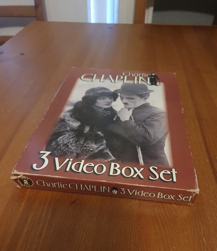 Charlie Chaplin 3 Video Box Set 1992 (Pre-owned) - Picture 2 of 11