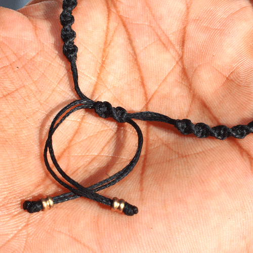 Handmade Natural Faceted Labradorite Blue Flash Minimalist Gem Crystal Bracelet - Picture 10 of 13