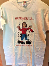 Basketmakers Creed T-Shirt size Medium - great basketmakers sayings on back 