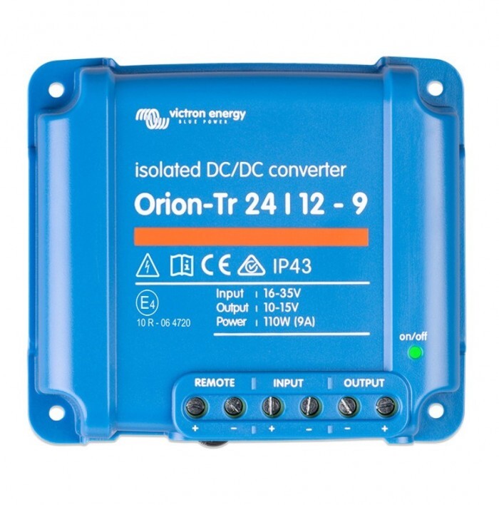 Convertitore isolato Victron Energy Orion-Tr DC-DC 24/12-9A 110W