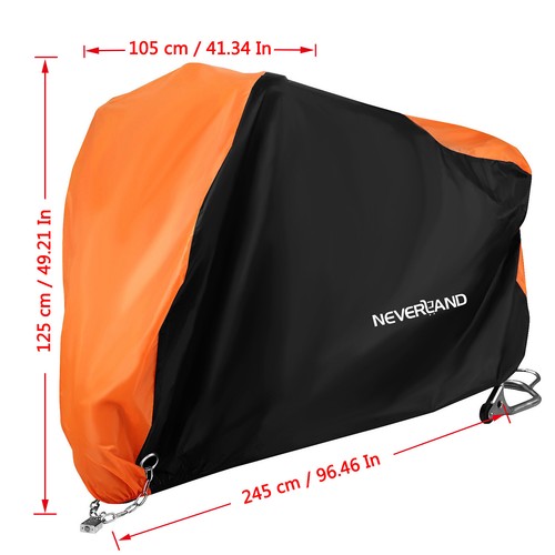 Waterproof Motorcycle Cover Protection Outdoor For Suzuki Boulevard M50 M90 400 - Picture 11 of 12