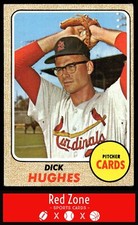 1968 Topps - #253 Dick Hughes VG/EX