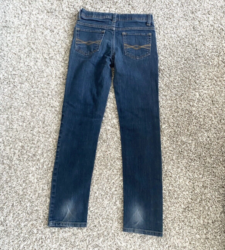 👖 Girls Faded Glory Dark Wash Jeans Size 10S J21 - Picture 4 of 12