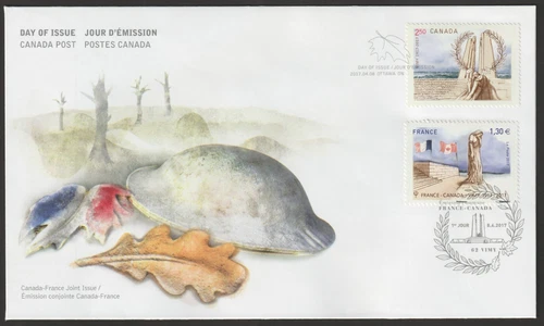 Canada #2982, Battle of Vimy Ridge, Joint with Fance, First Day Cover, FDC 2017