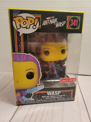 FUNKO POP MARVEL ANT-MAN AND THE WASP 341 BLACKLIGHT WASP TARGET EXCLUSIVE NEW 