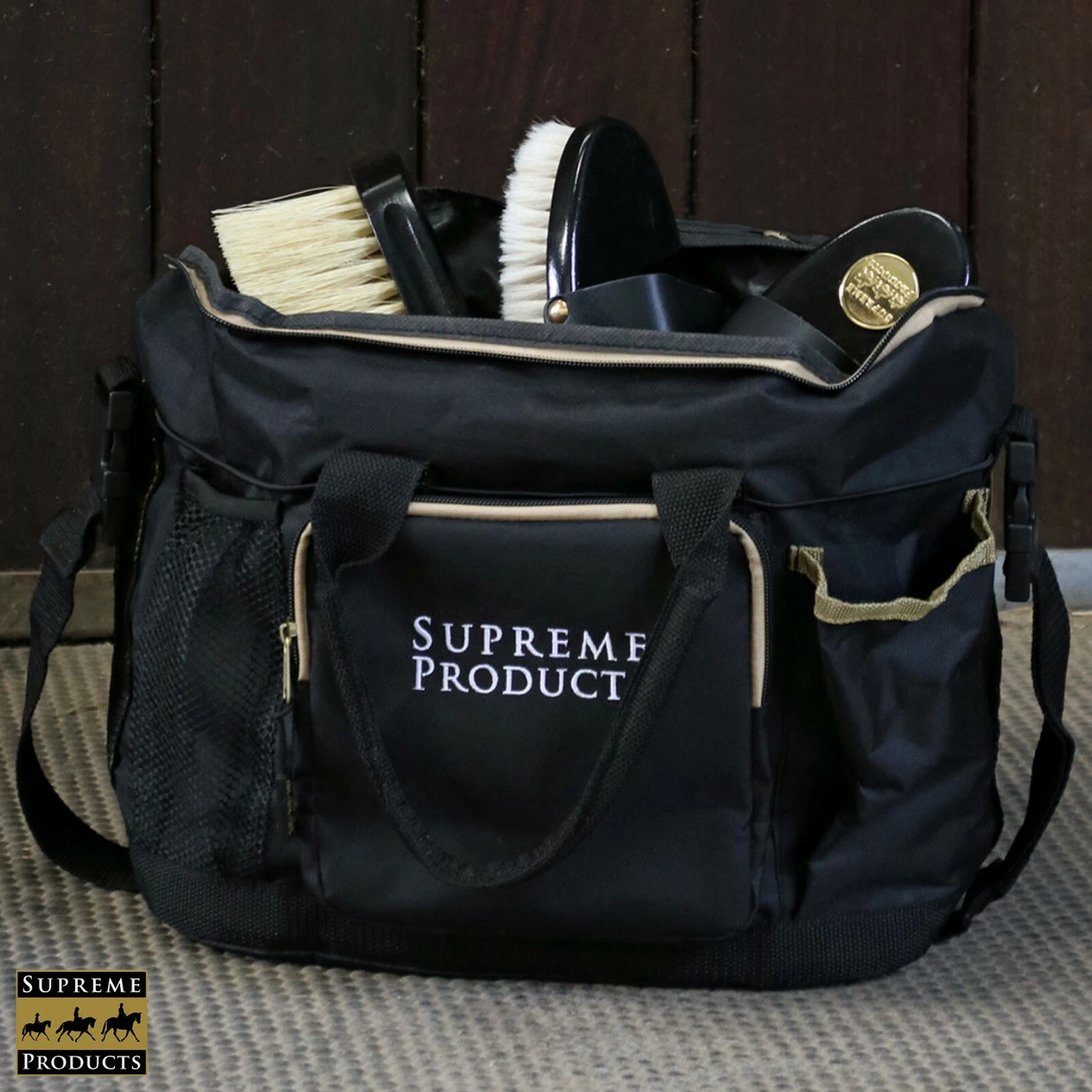 Sac bague de mariée Supreme Products Pro   noir et or   pratique pour les jours de compétition
