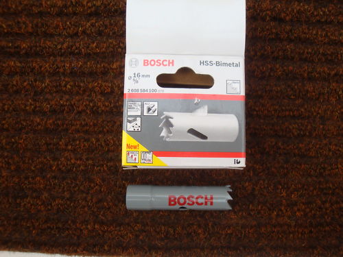 BOSCH 16mm HSS BI METAL HOLESAW 2608584100