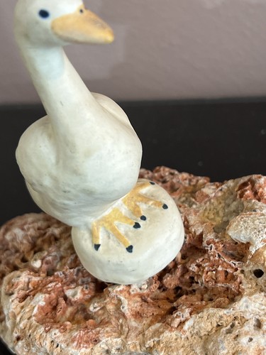 Reba Rookwood Vintage Pottery White Duck Figurine - Picture 4 of 11